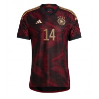 Camiseta Alemania Jamal Musiala #14 Visitante Equipación Mundial 2022 manga corta